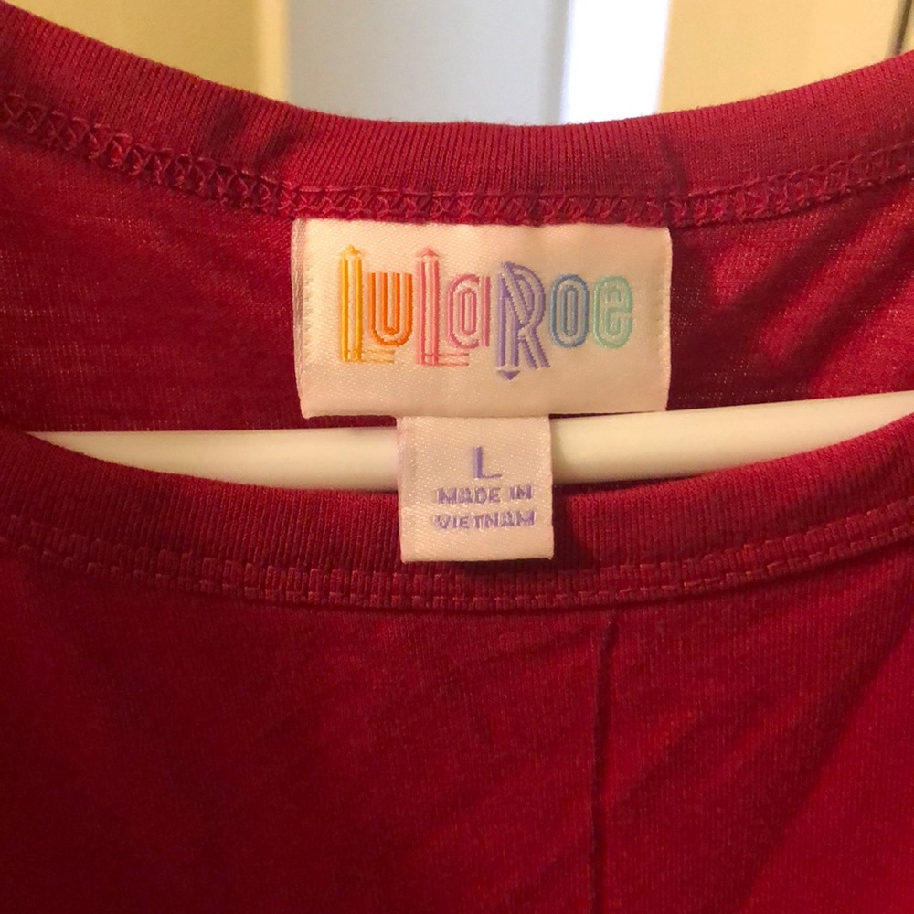 Lularoe Carly Large Red
